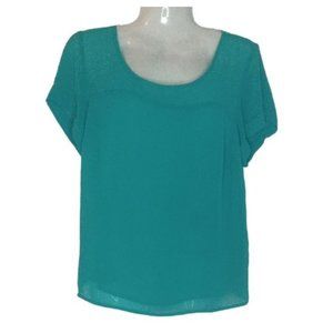 GREEN‎ Top, MINT ZIPPER IN THE BACK